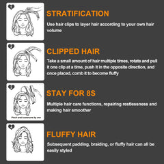JINRI in use lifting roots on short hair for instant fuller-looking volume