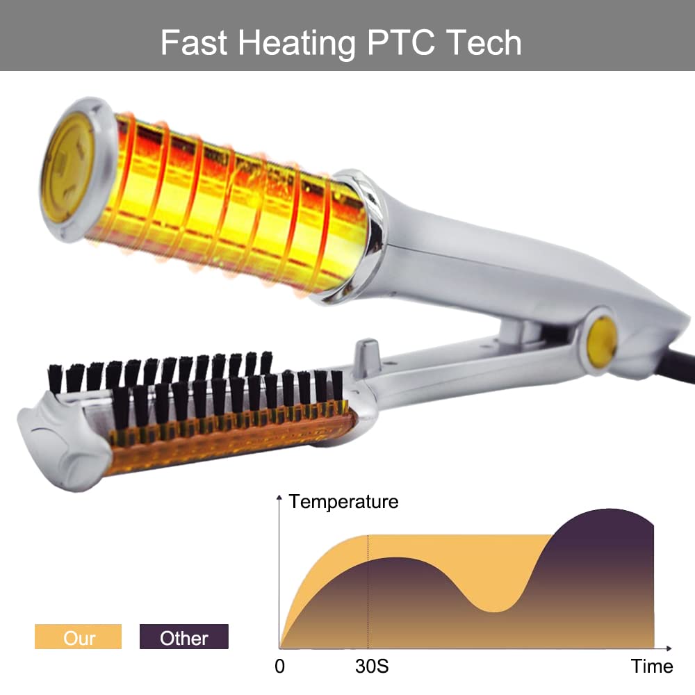 JMADENQ styling tool straightening hair delivering sleek results quickly