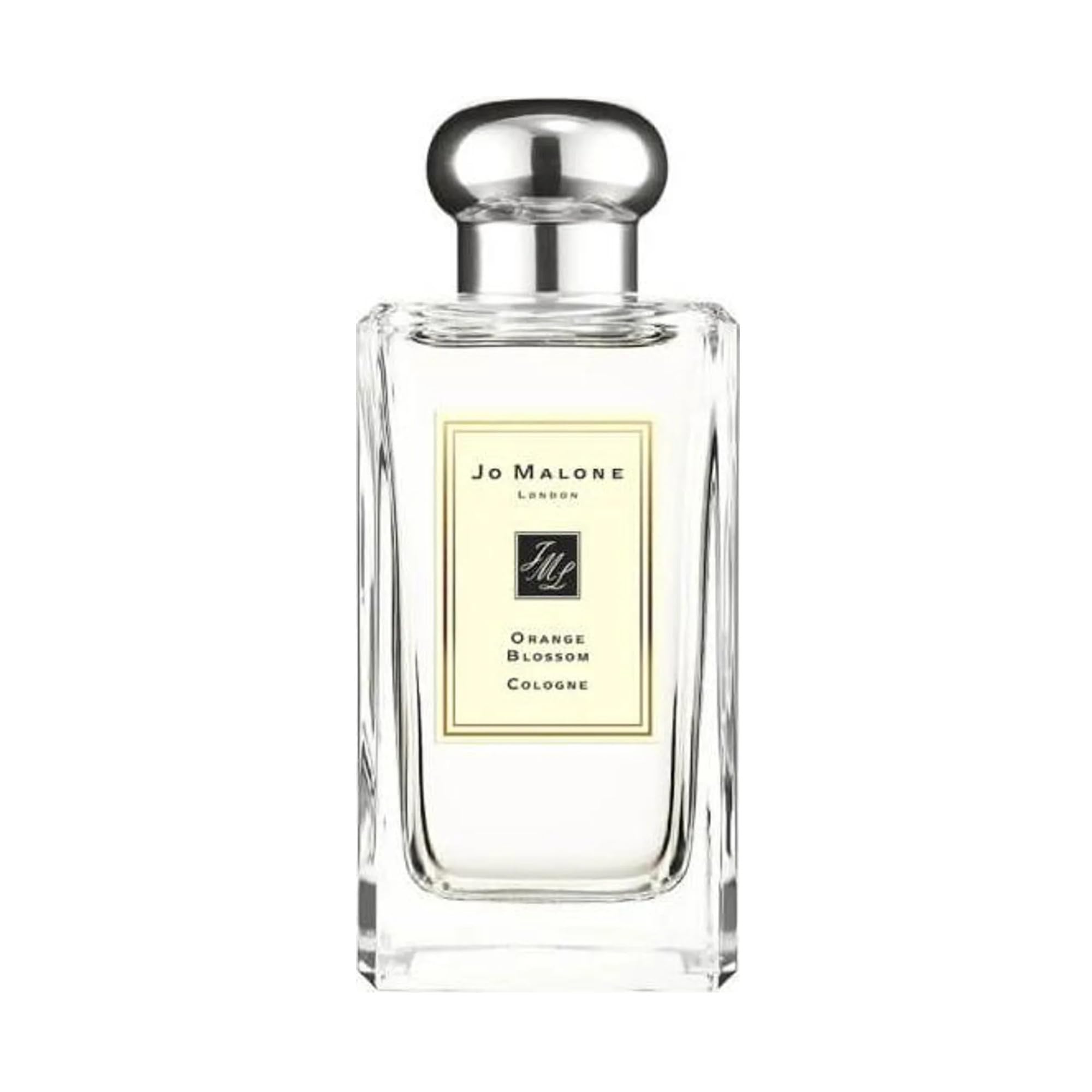 Jo Malone orange blossom bottle front view showing elegant packaging and wearable citrus-floral scent
