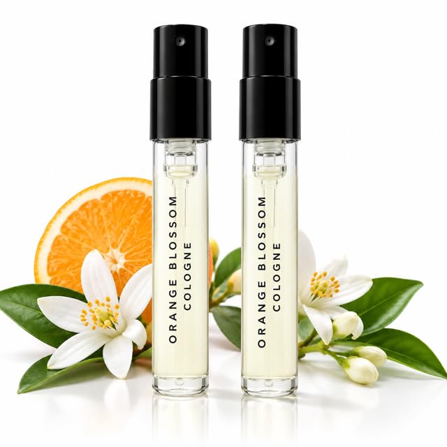Jo Malone Orange Blossom vial front view showing compact travel-friendly sample