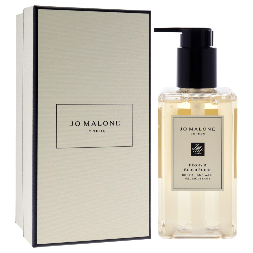 Jo Malone creamy lather texture on hand showing soft moisturizing effect