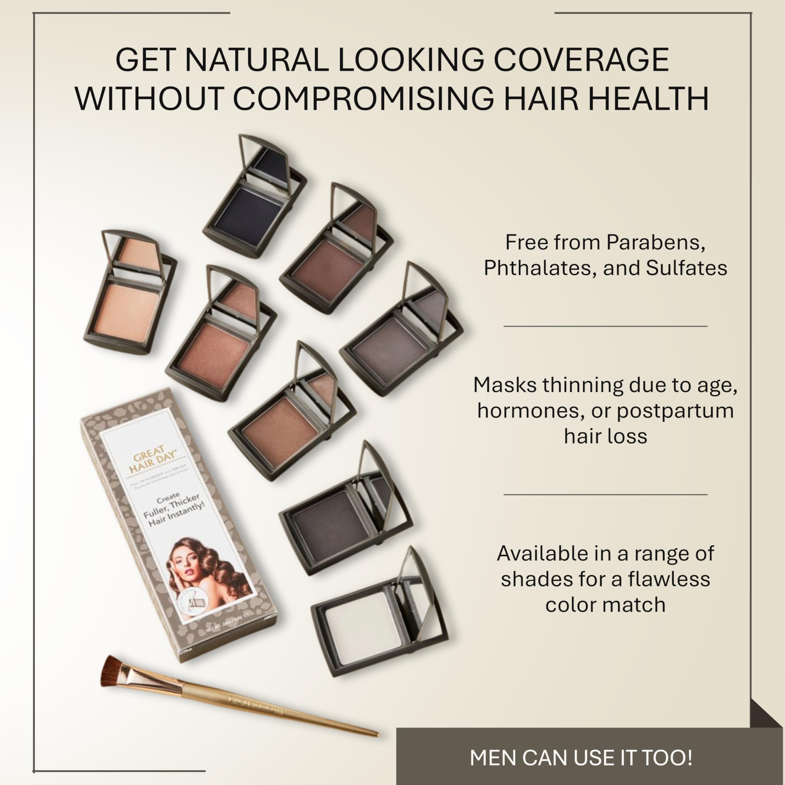 Joan Rivers compact in hand showing small size for travel-friendly touch-ups