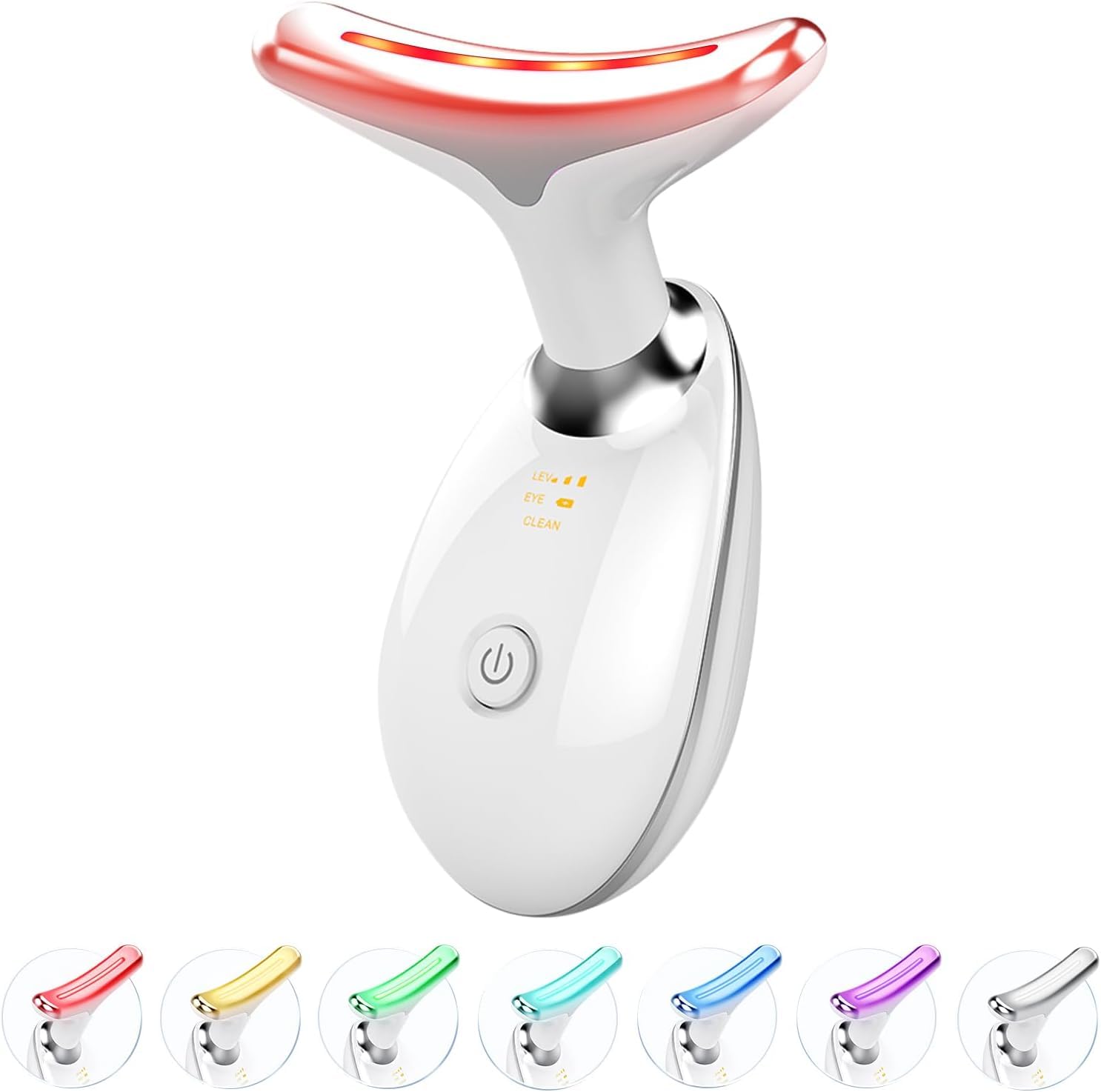 Jobazok front view of white massager showing ergonomic design and portability benefit