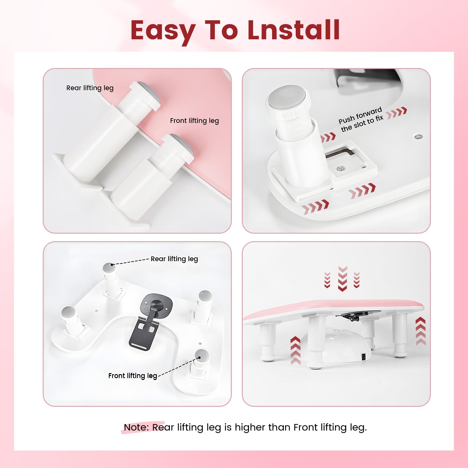 JODSONE anti-slip base and feet ensuring stable placement during nail services