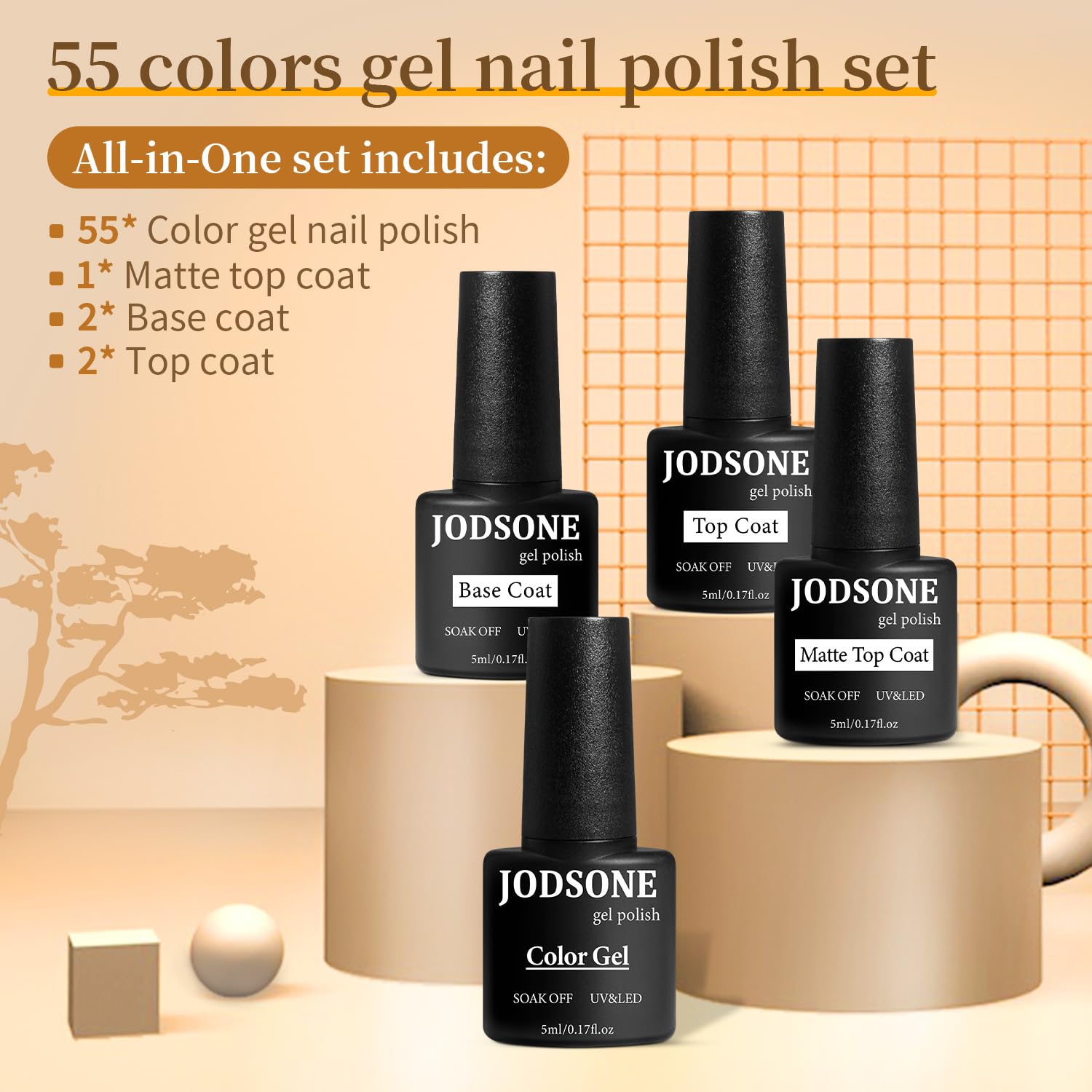 JODSONE fanned color range displaying variety and inspiration