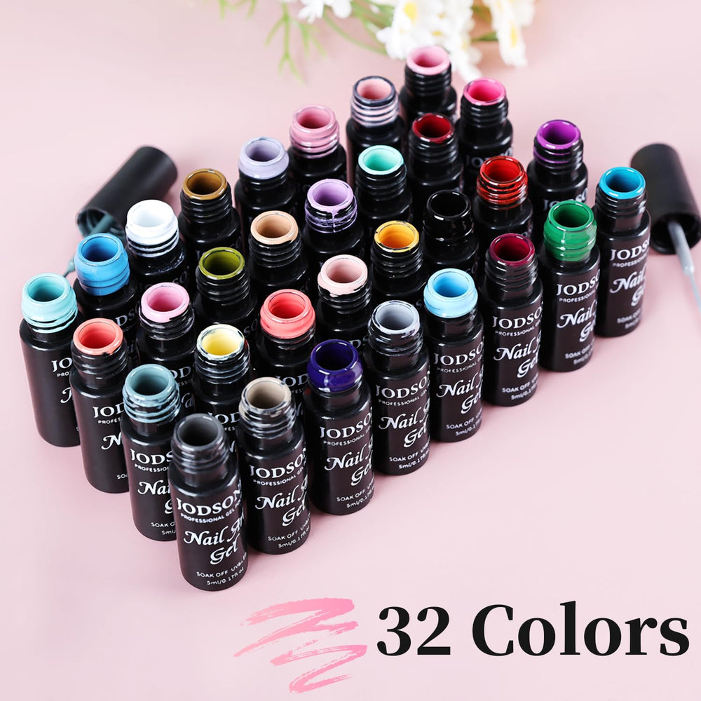 JODSONE array of color swatches demonstrating vibrant pigment payoff