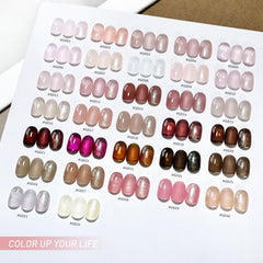 JODSONE color swatch array displaying 32 jelly shades for creative translucent looks