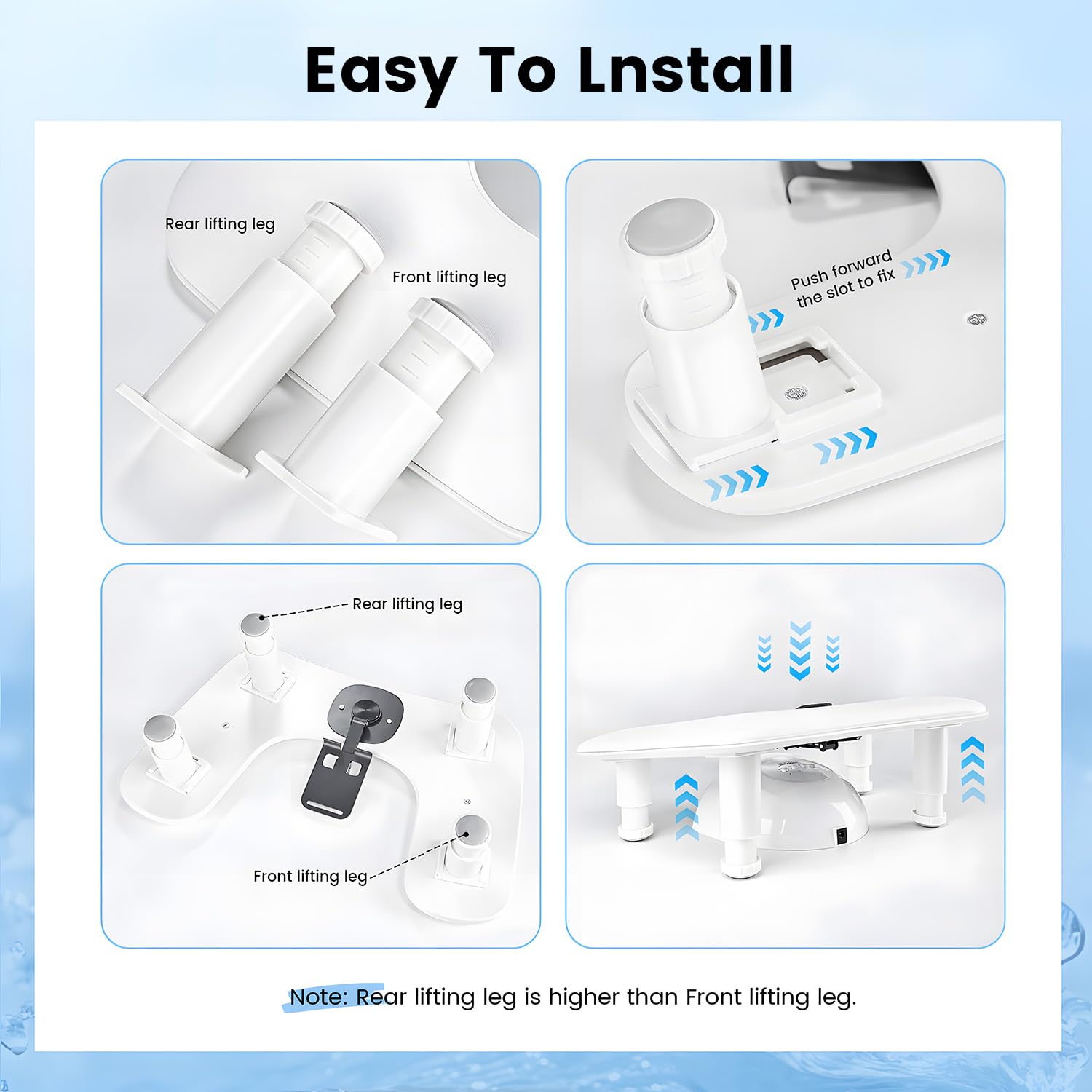 JODSONE detachable parts laid out showing portability and quick assembly benefit