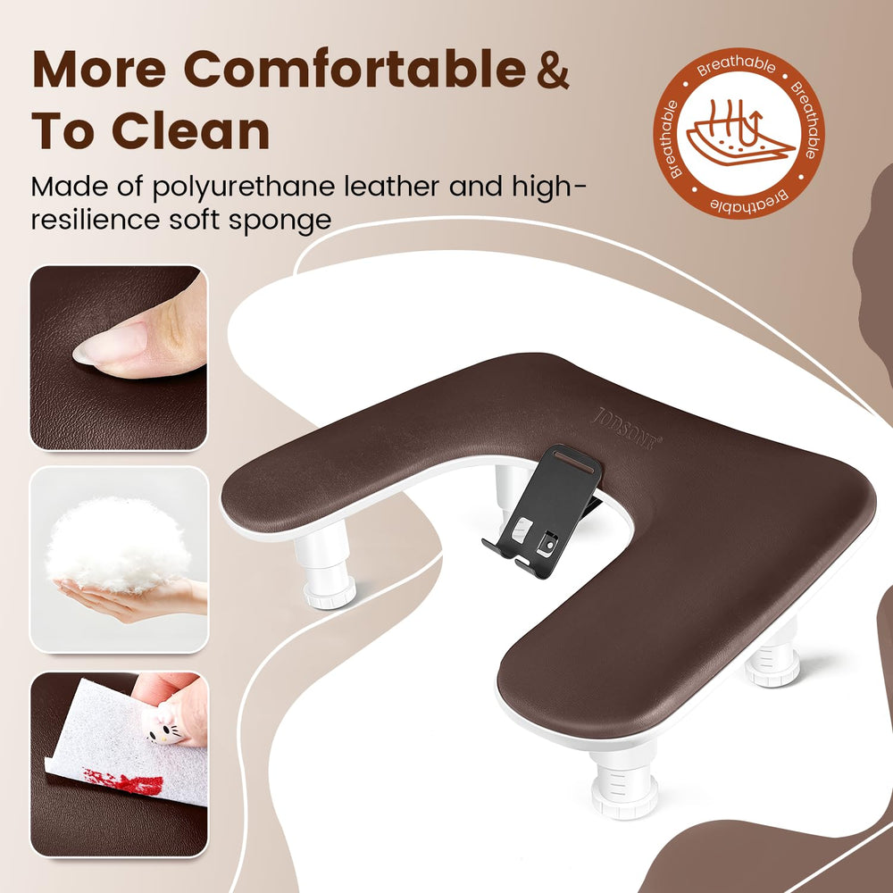 JODSONE hand rest in use in salon demonstrating improved technician comfort