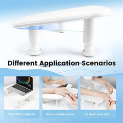 JODSONE adjustable support detail showing three height positions benefit