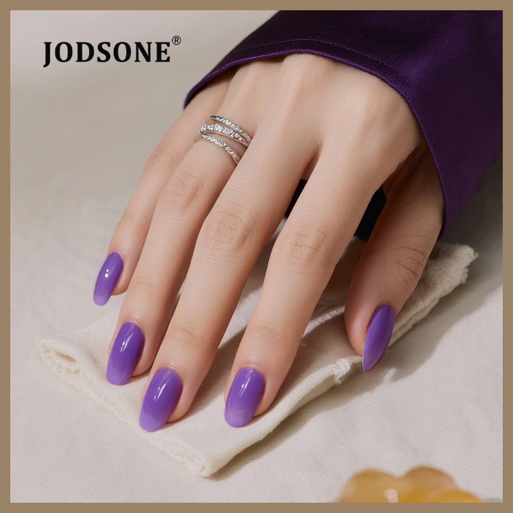 JODSONE matte and glitter contrast demonstrating finish options for style variety