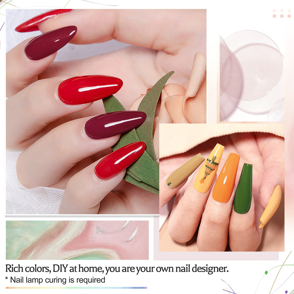 JODSONE matte and glossy nails side-by-side, choose finish convenience benefit