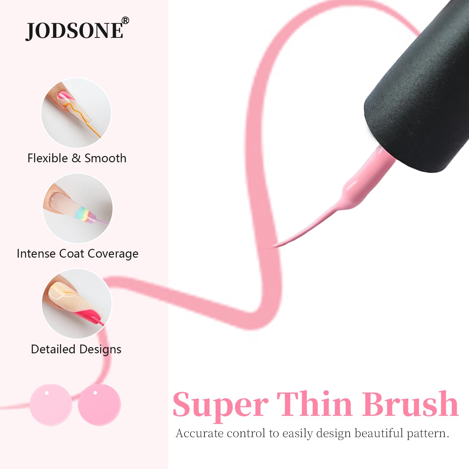 JODSONE 5ml bottle next to ruler for clear size and portability reference