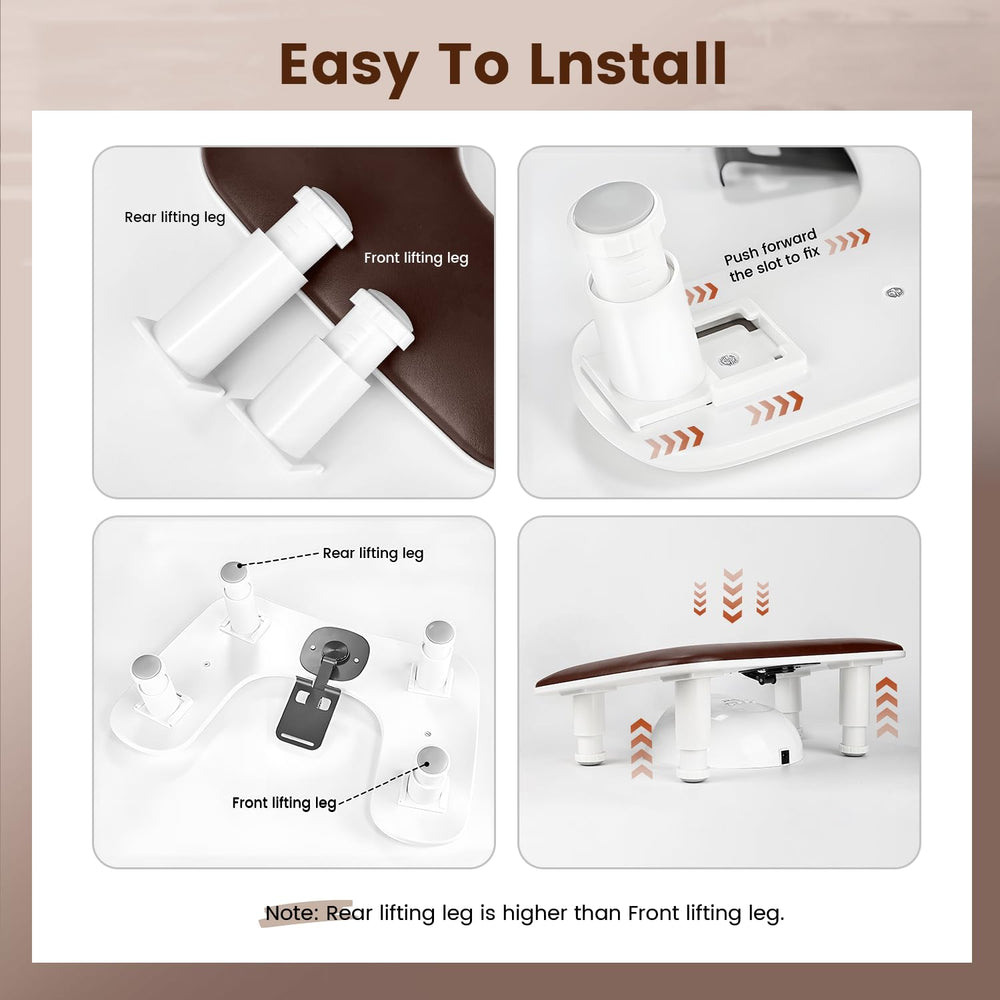 JODSONE underside anti-slip base detail ensuring stable manicure work