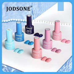 JODSONE UV lamp with arranged bottles highlighting included curing tool benefit
