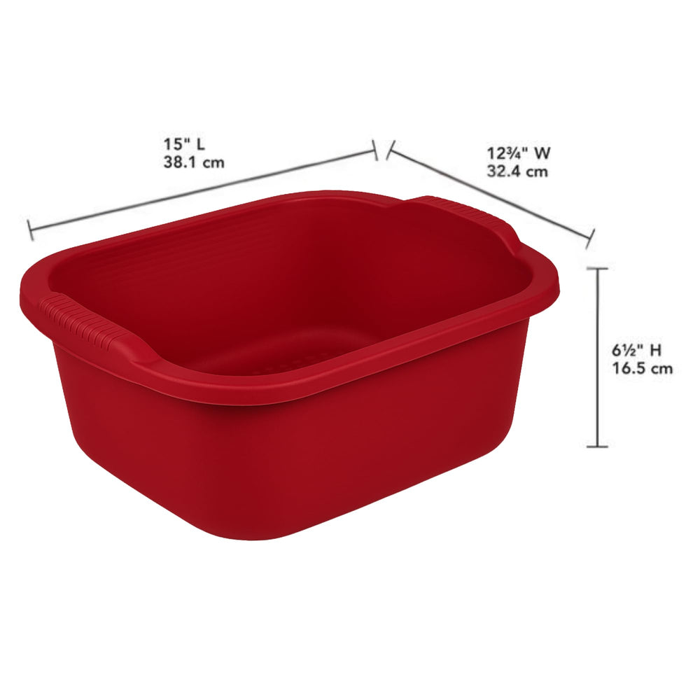 JOEY'Z tub next to ruler showing dimensions and capacity for space planning