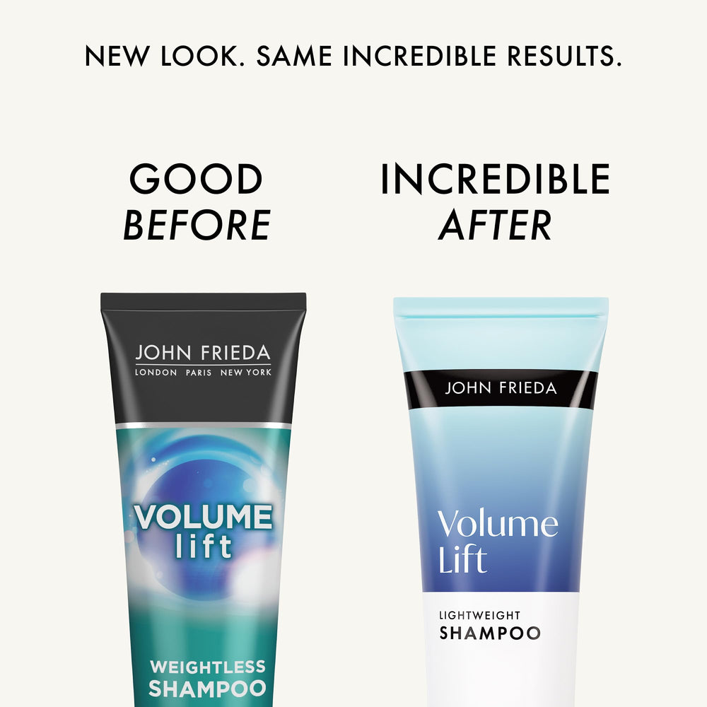 John Frieda back label with ingredients and usage guidance