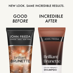 John Frieda back label close-up showing directions and ingredient highlights