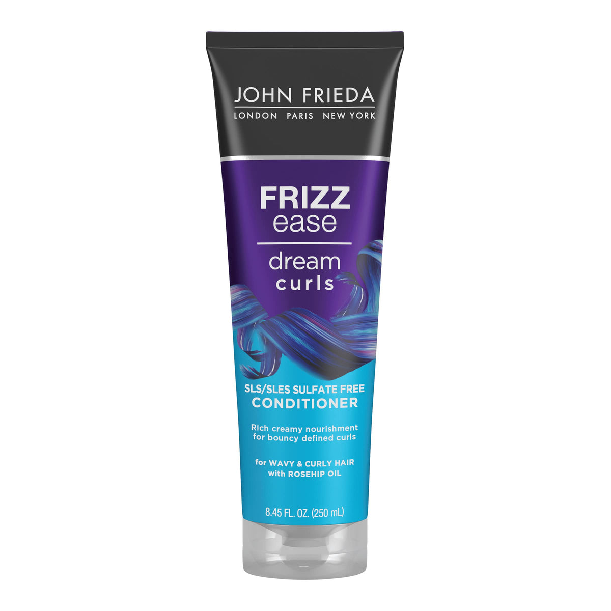 John Frieda front bottle view showing clean branding and benefit