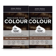 John Frieda front packaging showing color and kit benefits