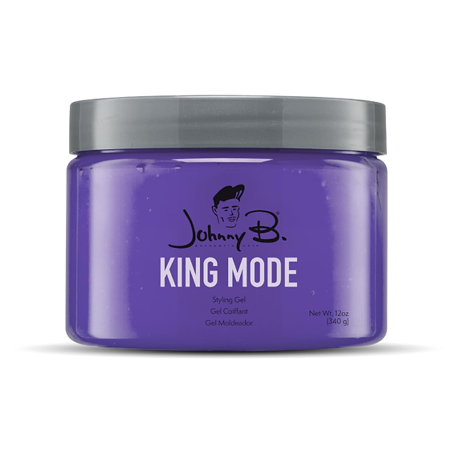 JOHNNY B. gel texture on fingertip displaying thick viscosity and smooth, no-flake finish