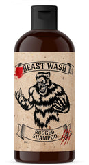 Johnny Slicks bottle front label showing rugged scent and 16 oz benefit