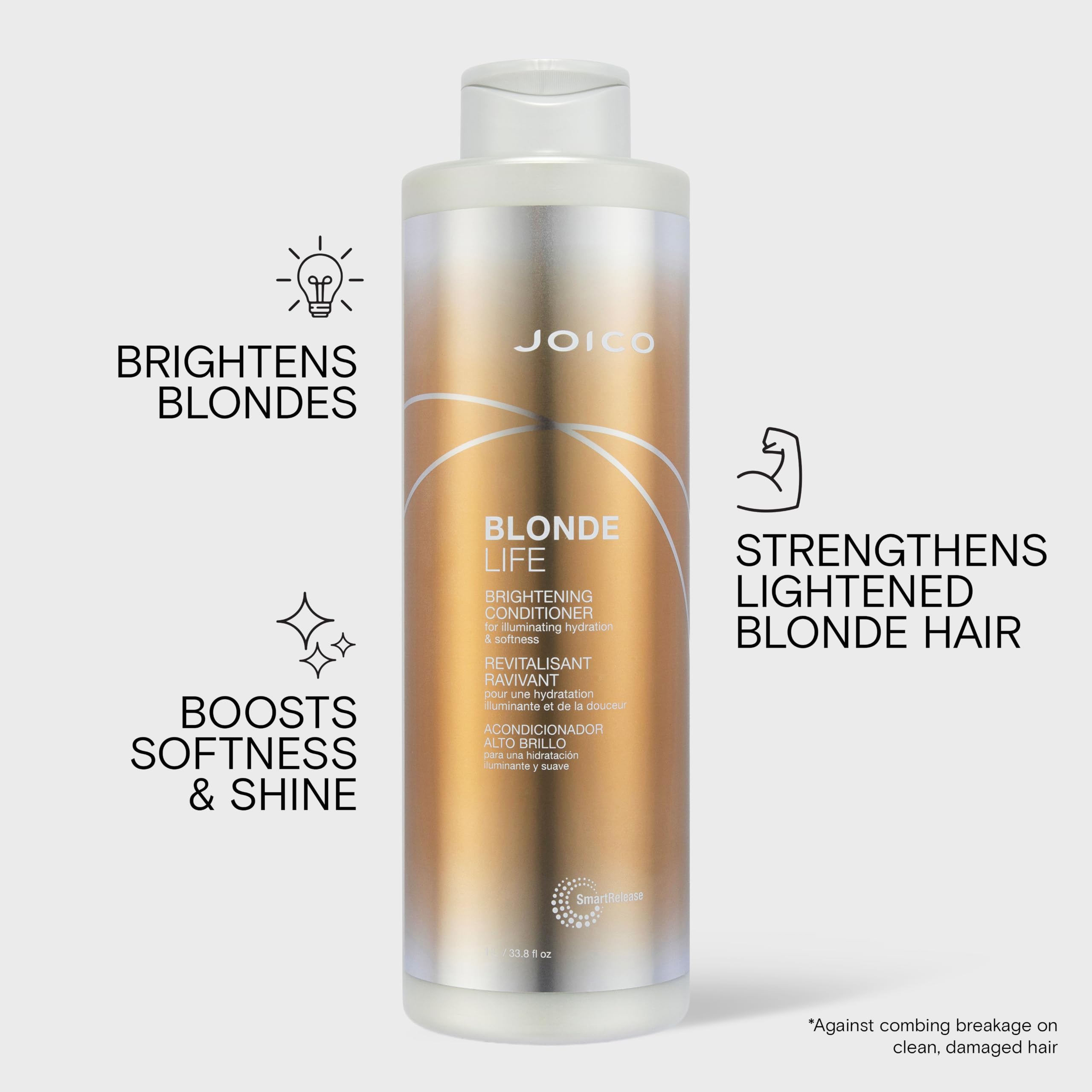 Joico conditioner cream close-up showing smoothing texture and detangling benefit