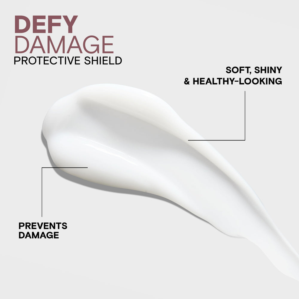 Joico label detail highlighting product strength benefit