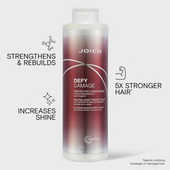 Joico bottles next to common items showing 33.8 oz scale and value benefit