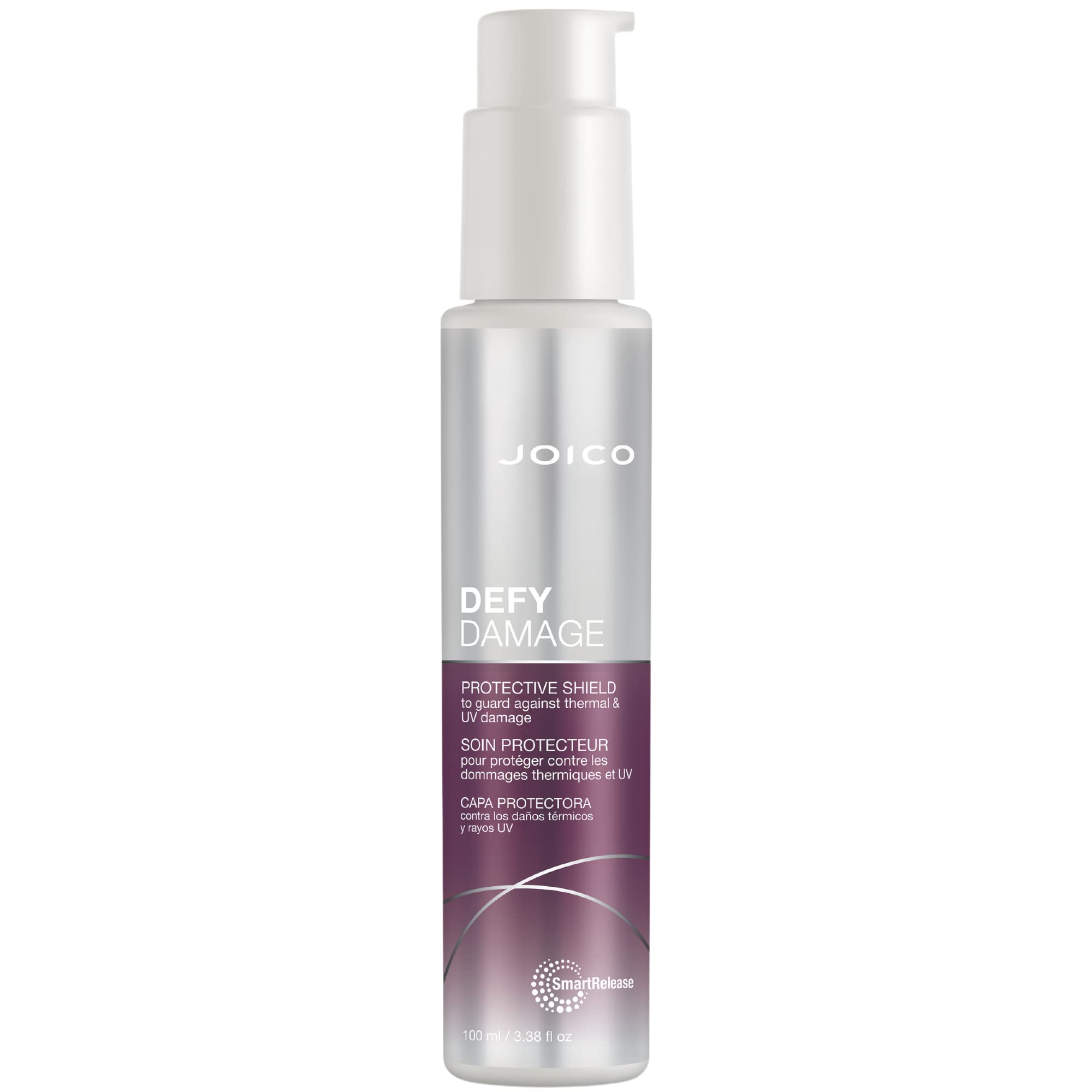 Joico bottle front view showing protective shield benefit