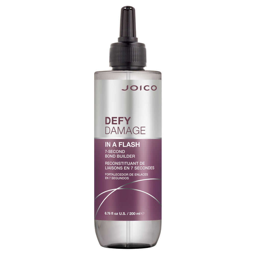 Joico front packaging showing the bond builder bottle and label benefits