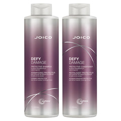Joico front packaging showing large 33.8 oz bottles and professional design benefit