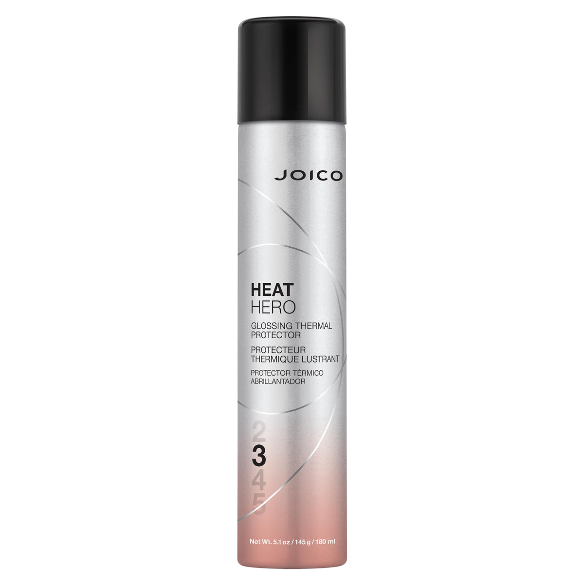 Joico Heat Hero front bottle view shows sleek packaging and benefit