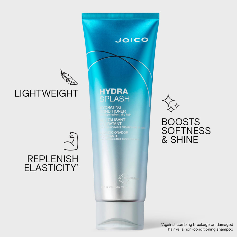 Joico conditioner texture swirl showing lightweight moisturizing feel