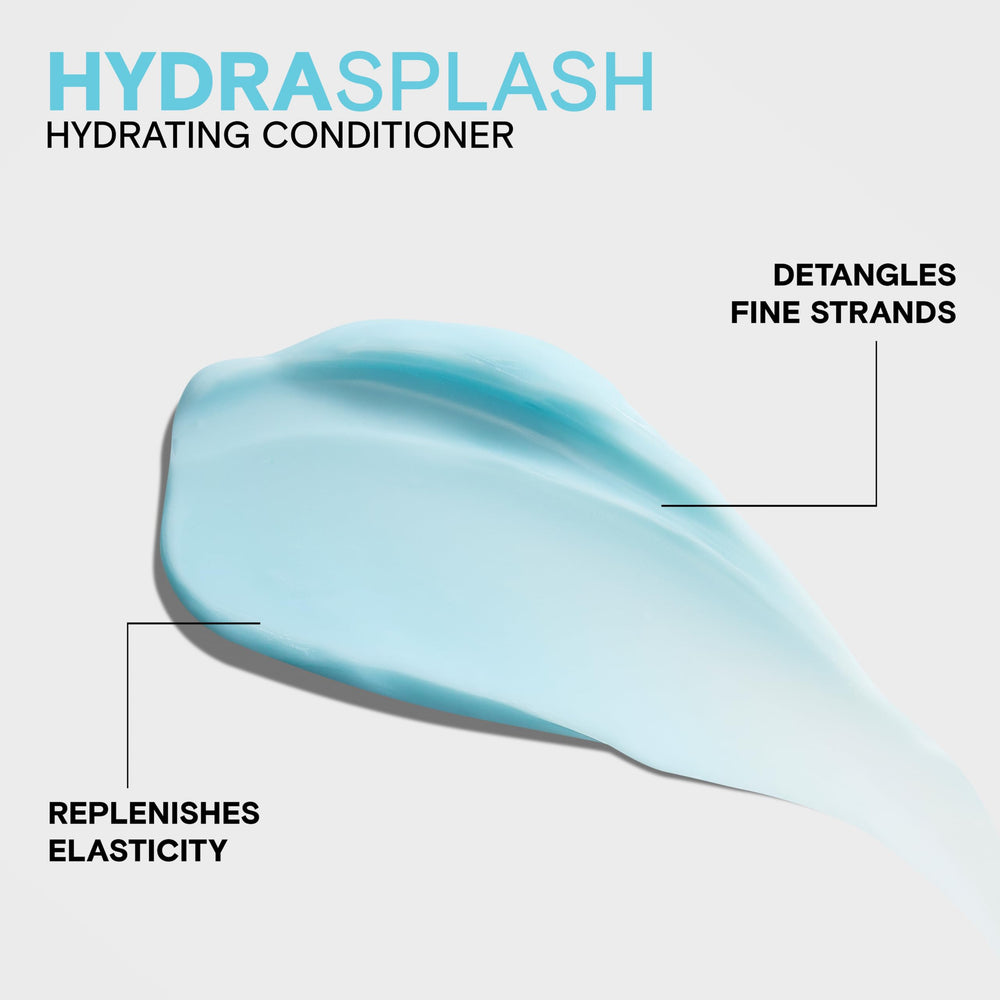 Joico product label close-up highlighting hydrating, lightweight claims