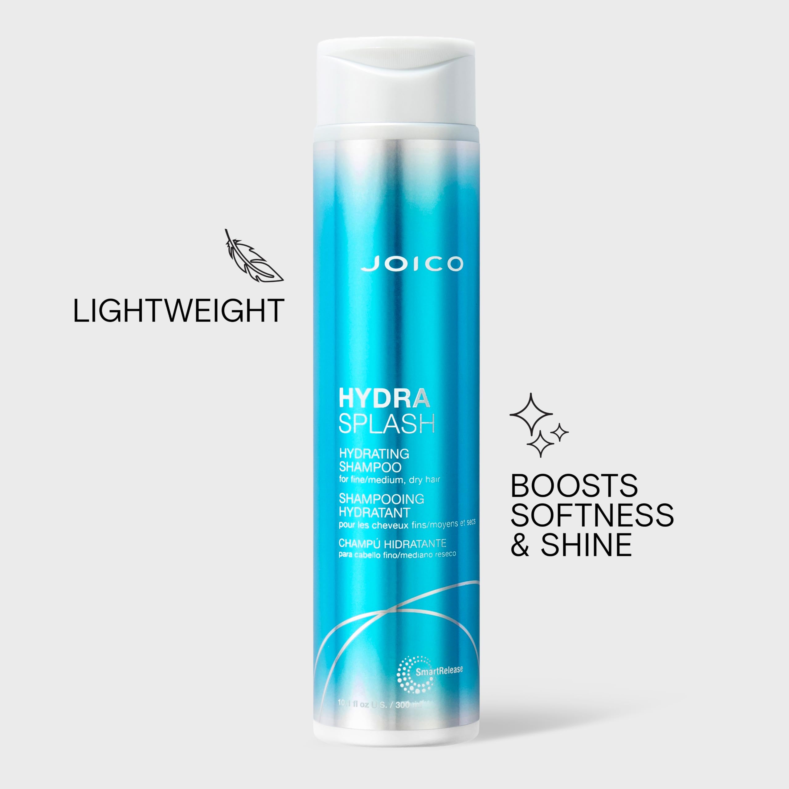Joico shampoo foaming on hair for gentle cleansing and lift