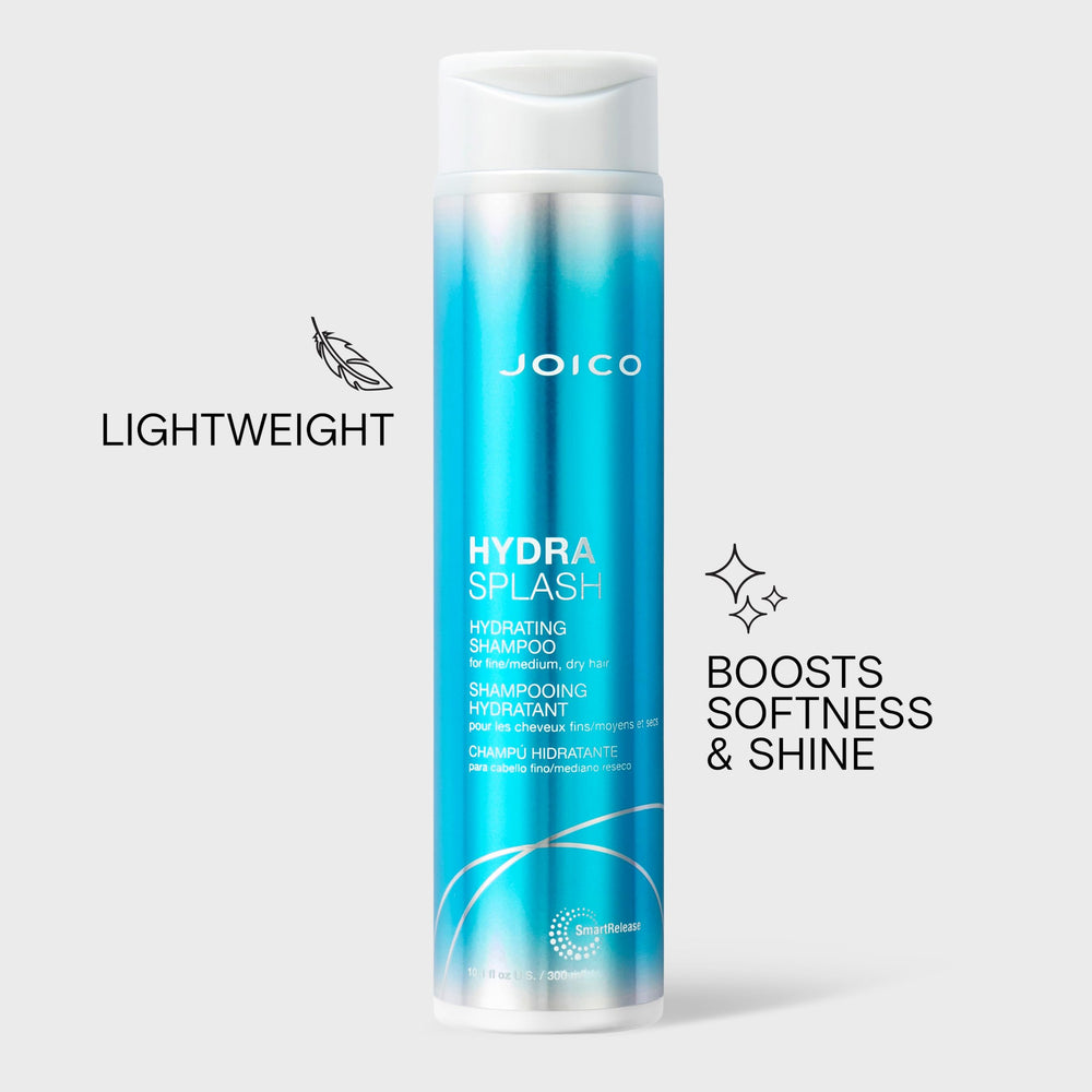 Joico shampoo foaming on hair for gentle cleansing and lift