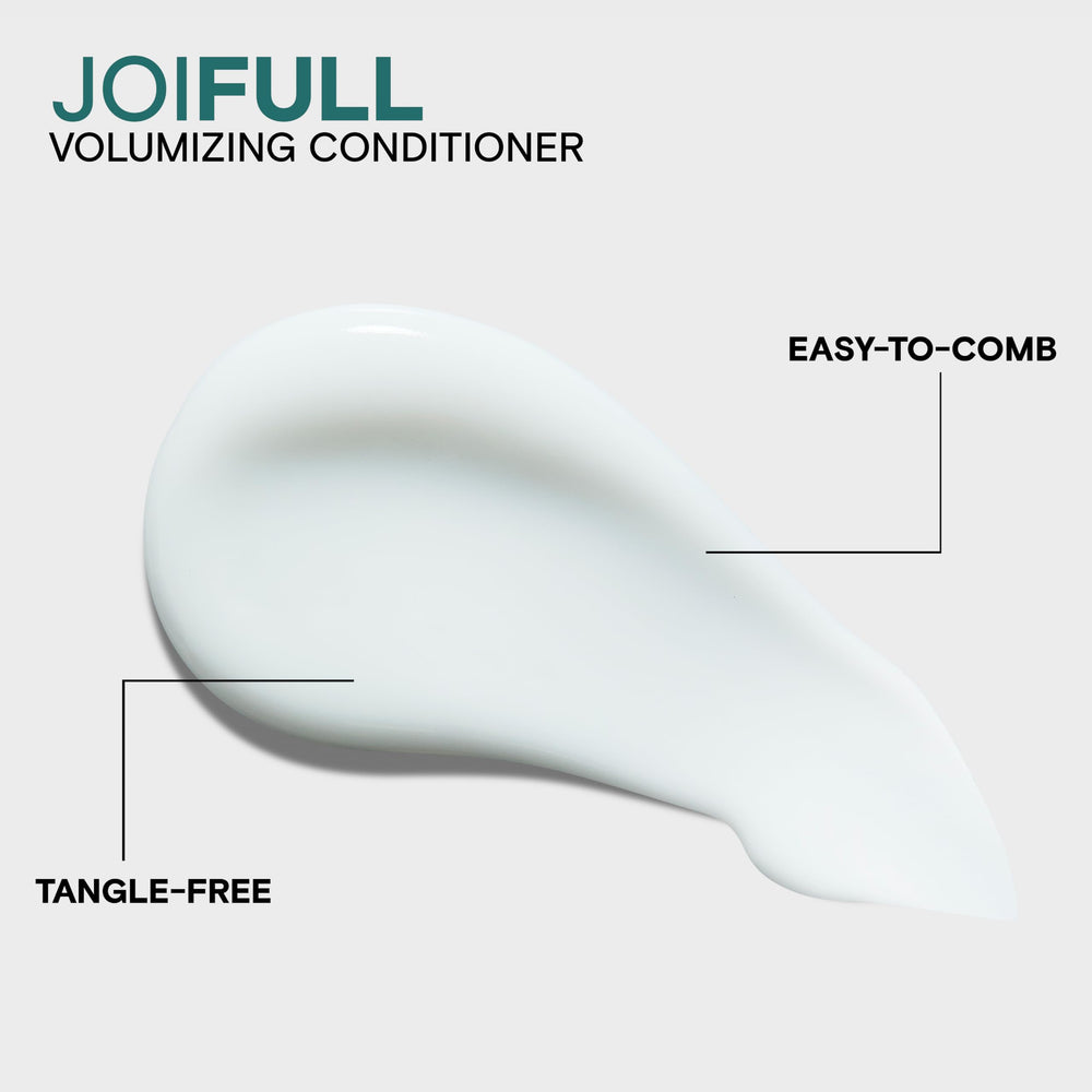 Joico JoiFULL label ingredients detail showing formulation transparency
