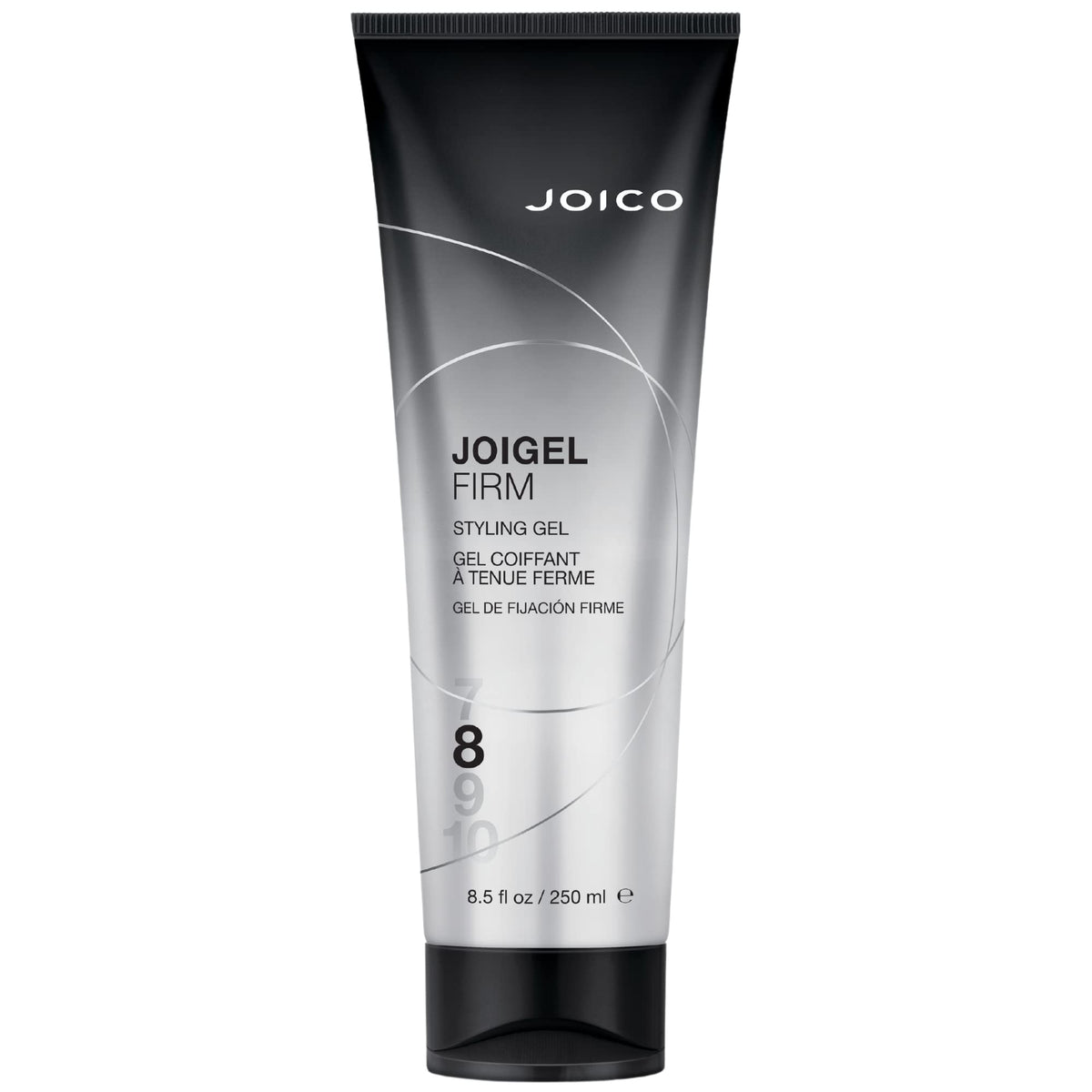 Joico JoiGel Firm front packaging showing bottle and size for shelf appeal