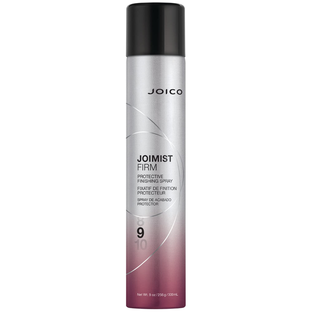 Joico JoiMist Firm front view showing packaging and size, highlighting professional hold