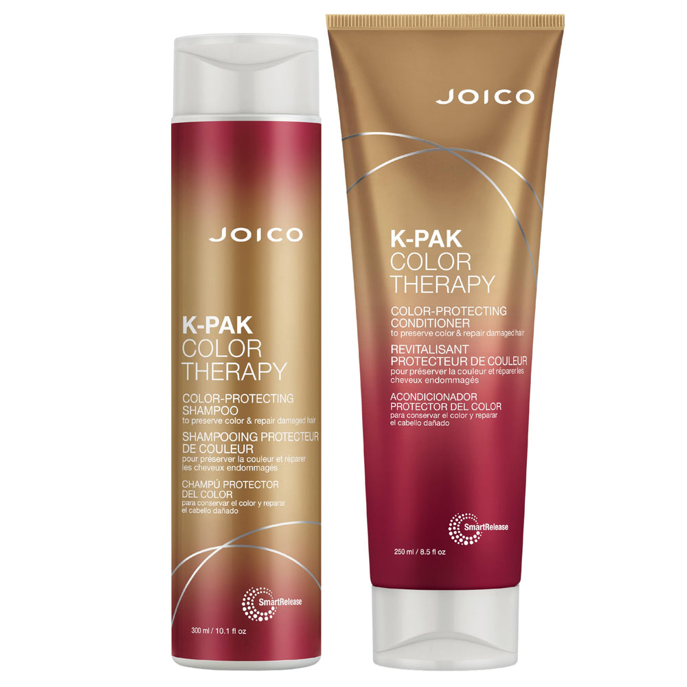 Joico K-PAK front packaging showing both bottles and brand, highlights professional quality