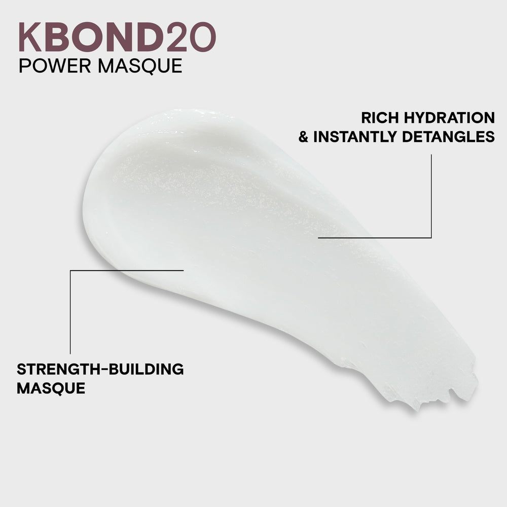 Joico KBOND20 being applied to hair demonstrating smoother, easier detangling