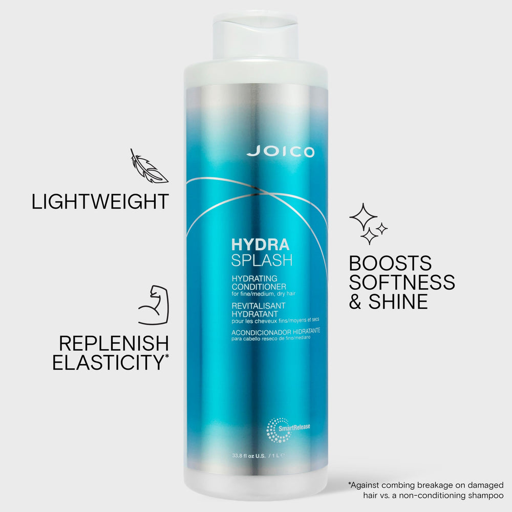 Joico sea kelp detail emphasizing vitamins and gentle moisture for fine hair