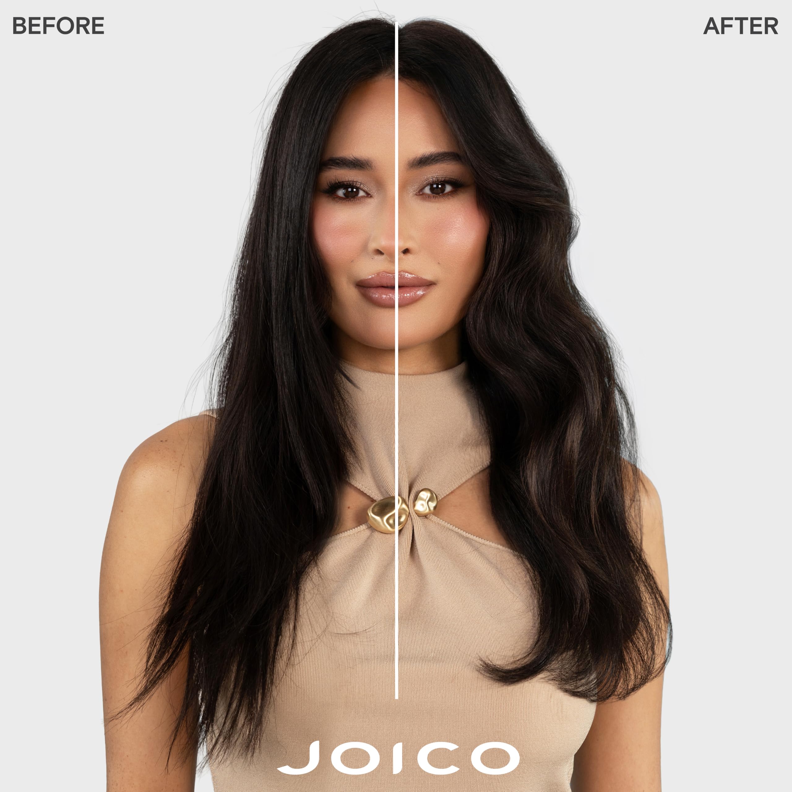 Joico pump and cap close-up demonstrating easy dispensing and convenience