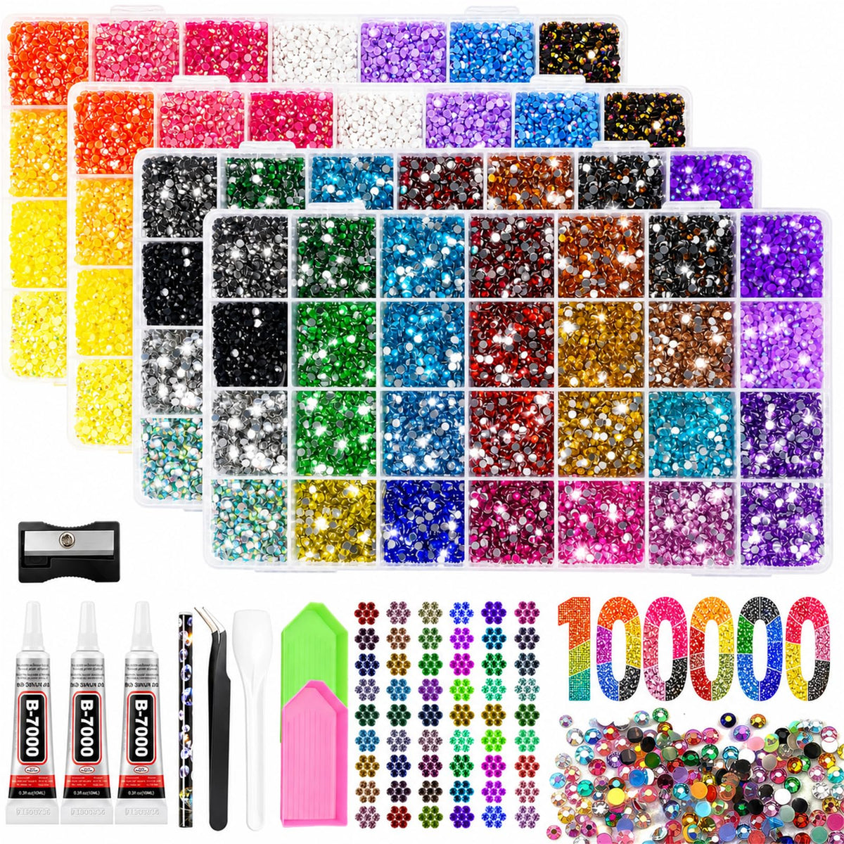 JOKERKING front packaging open showing organized compartments and color variety