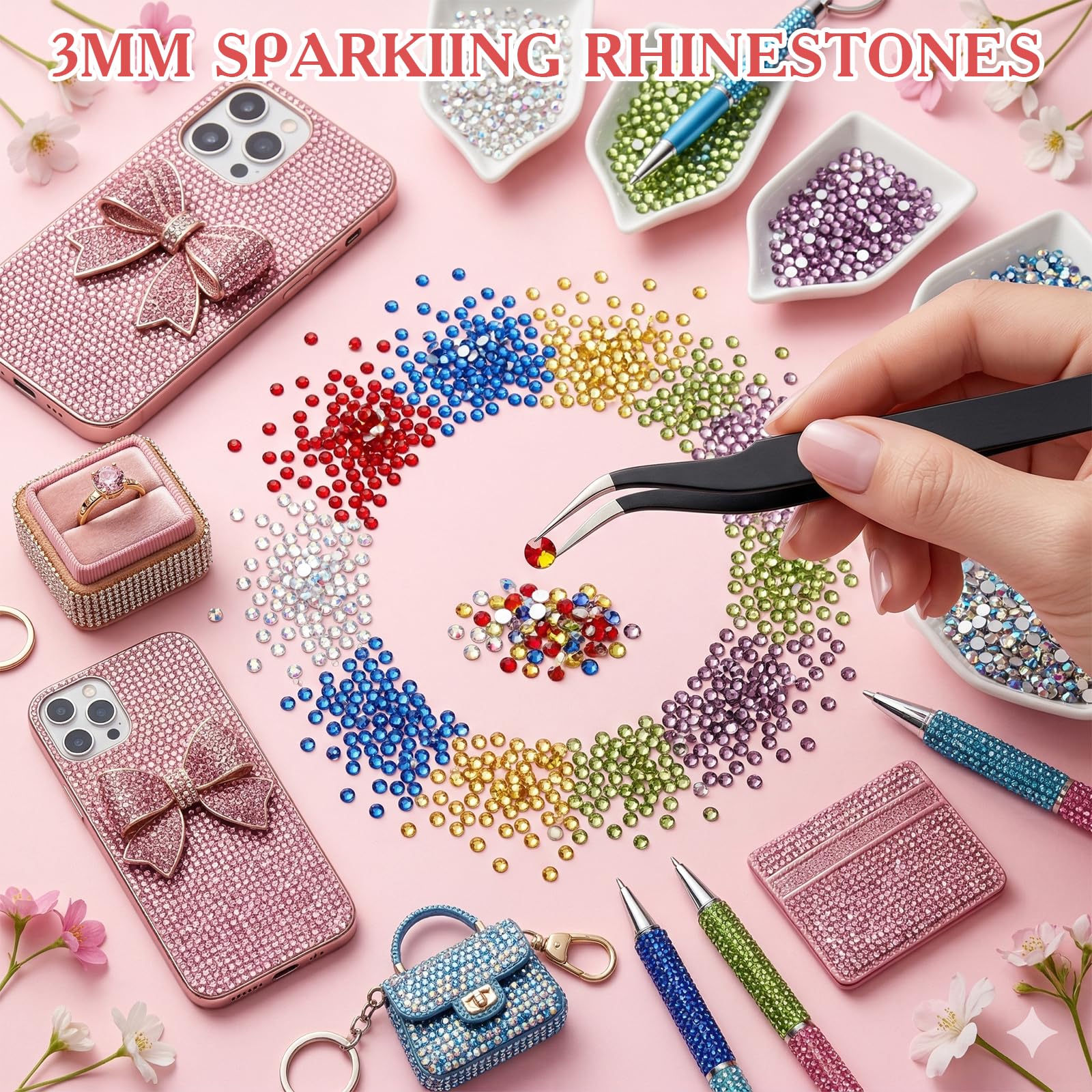 JOKERKING stainless tweezers and wax pickup pencil for precise placement