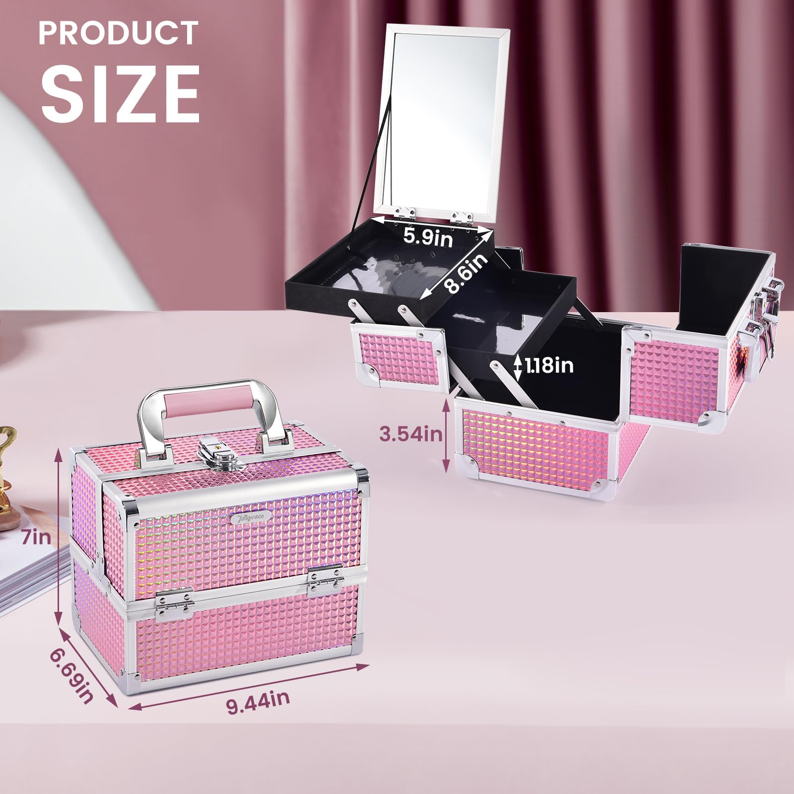 Joligrace bottom compartment filled with products for organized capacity