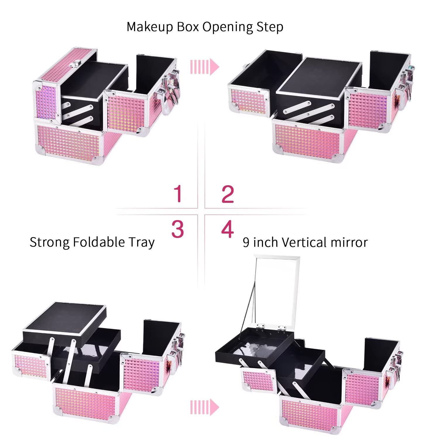Joligrace case inside suitcase demonstrating travel-ready protection