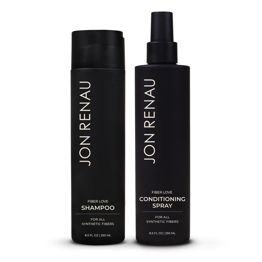 Jon Renau bundle front packaging showing both products and branding, easy routine