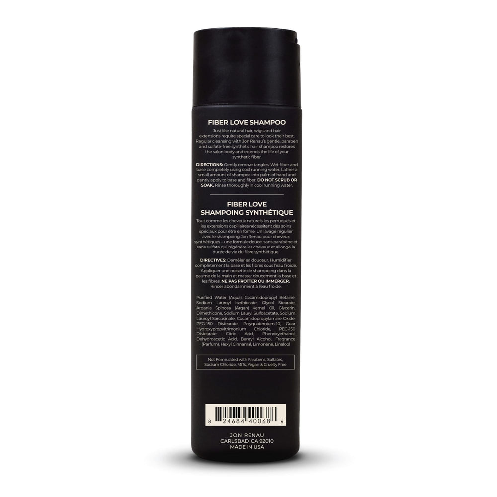 Jon Renau product label showing sulfate and paraben free formula benefits